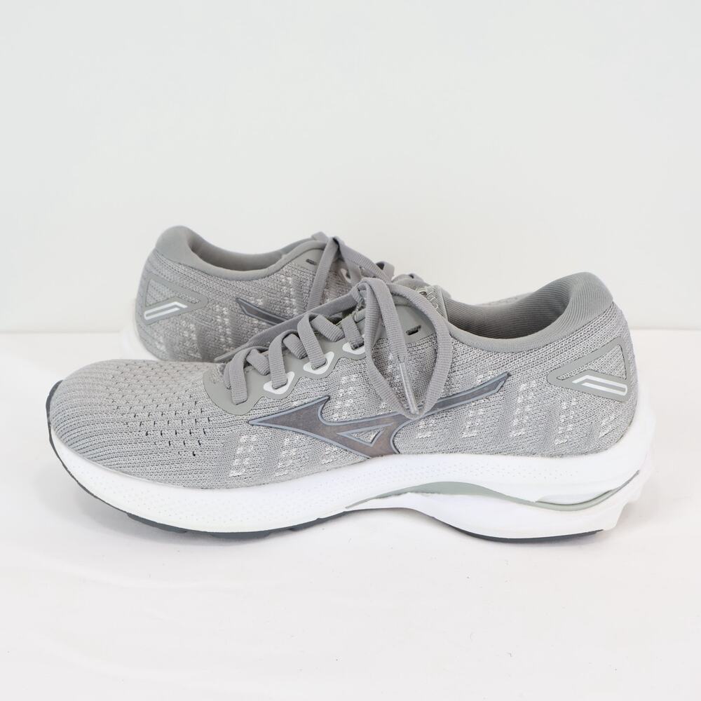Mizuno Women's Wave Rider 25 Running Shoe Grey White Size 8 - Picture 7 of 13